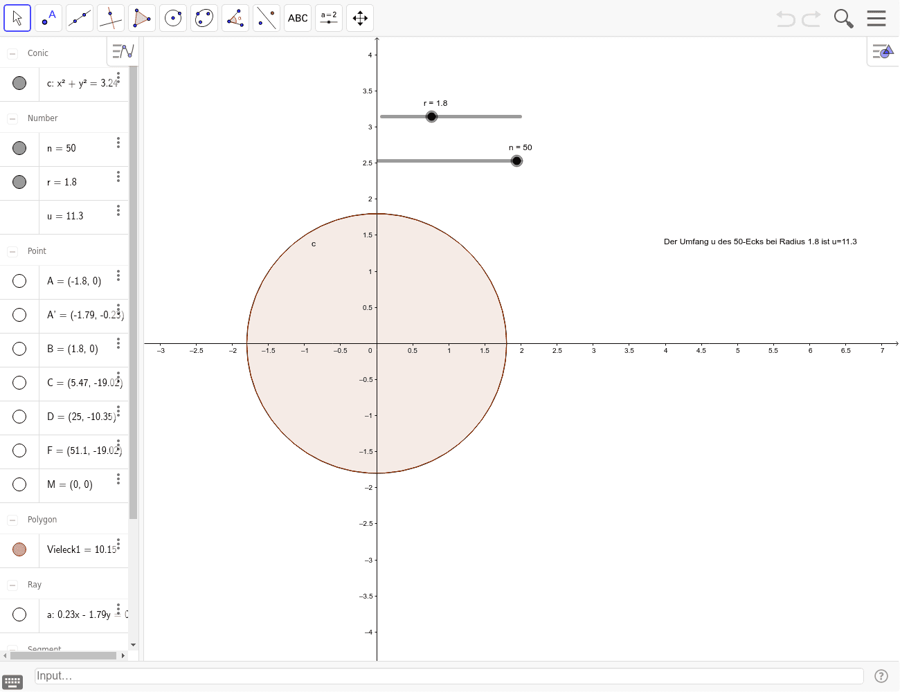 GeoGebra Applet