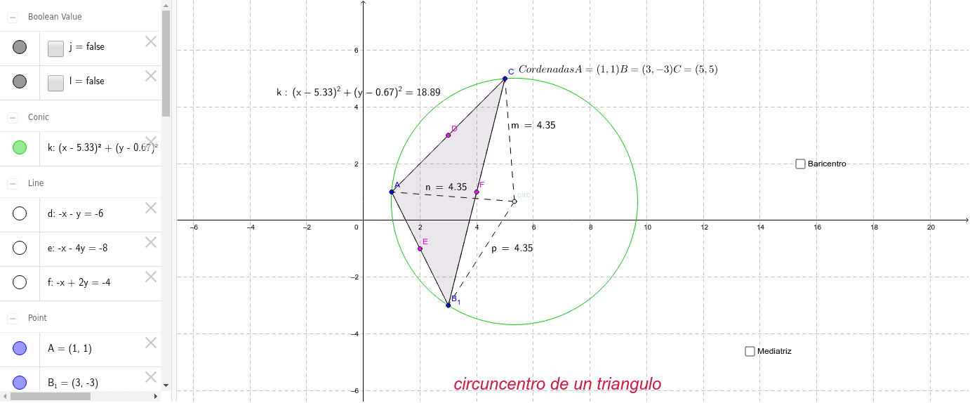 GeoGebra Applet