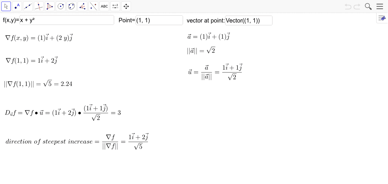 GeoGebra Applet
