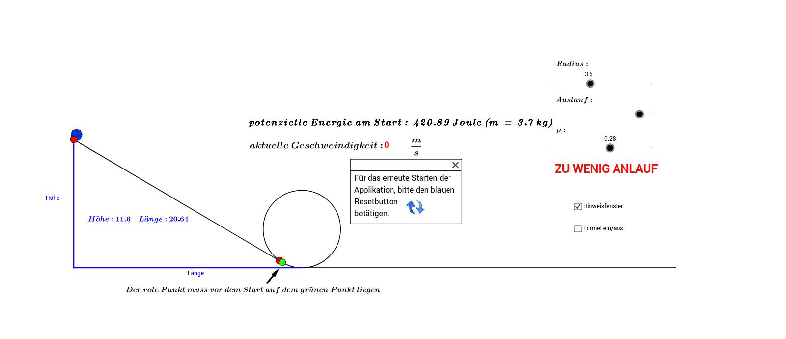 GeoGebra Applet