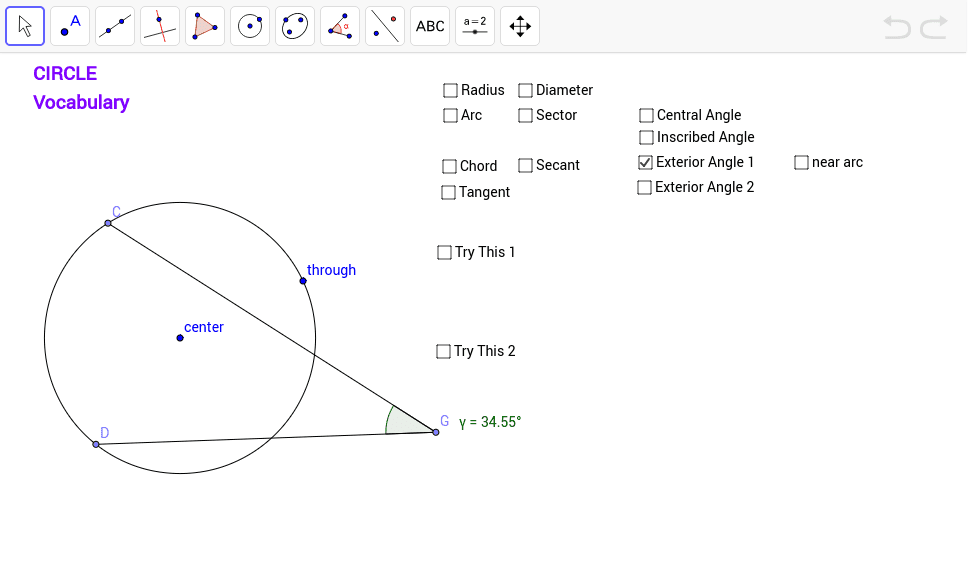 GeoGebra Applet