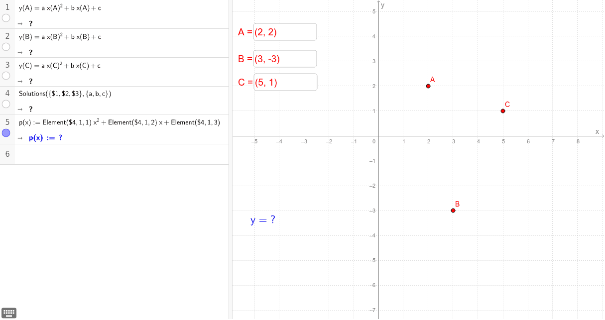 GeoGebra Applet