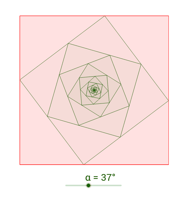 Quadrate in Quadrate in Quadrate – GeoGebra