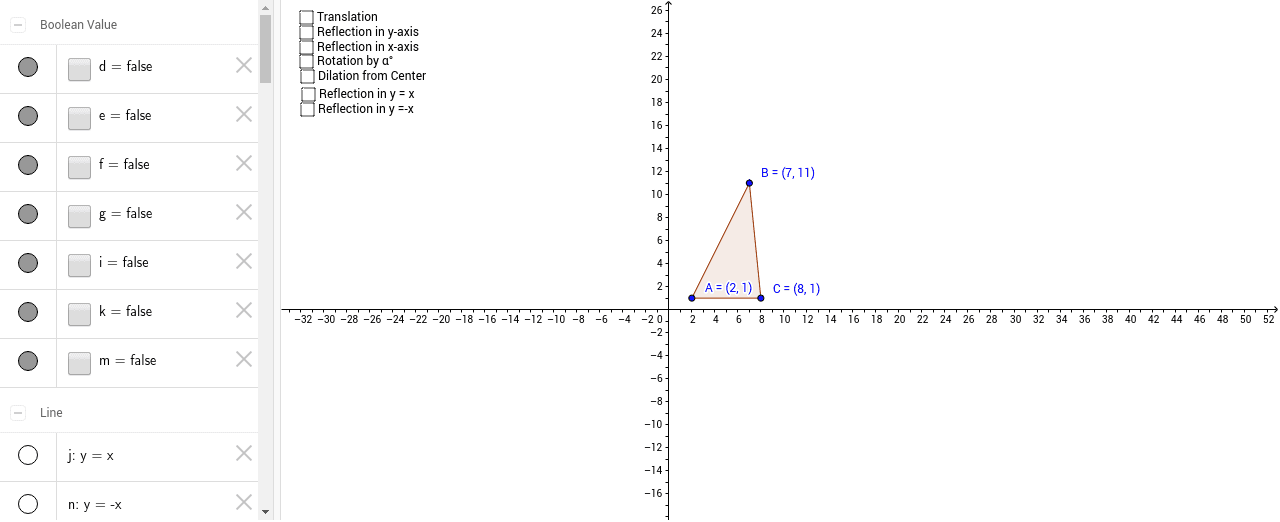 GeoGebra Applet