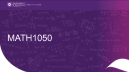 MATH1050-edX