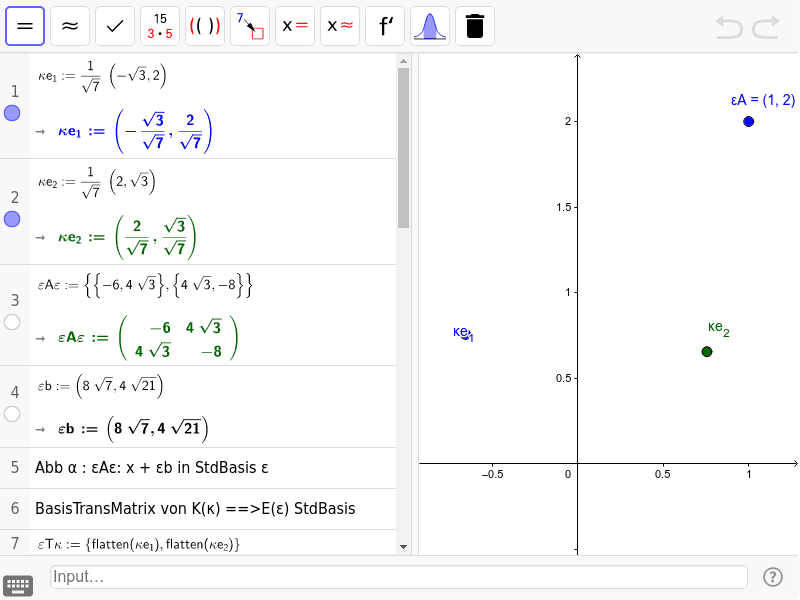 GeoGebra Applet