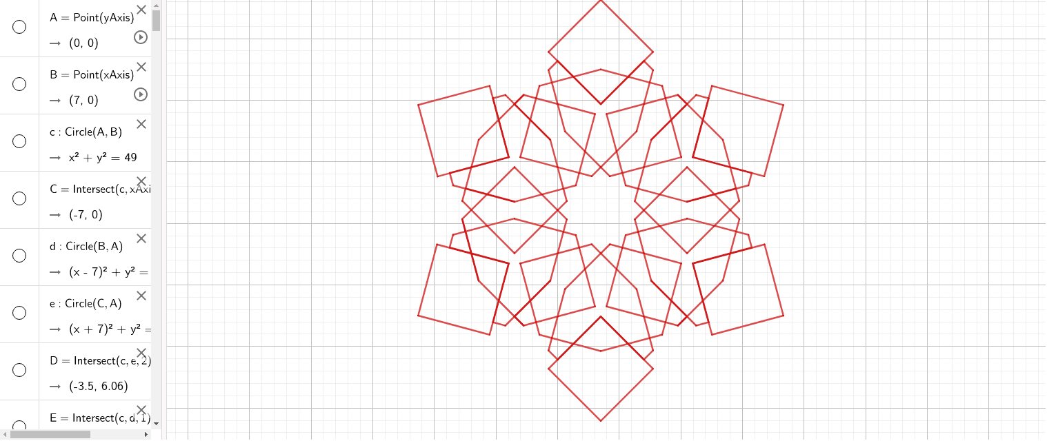 Islamic Geometry Art 10 GeoGebra