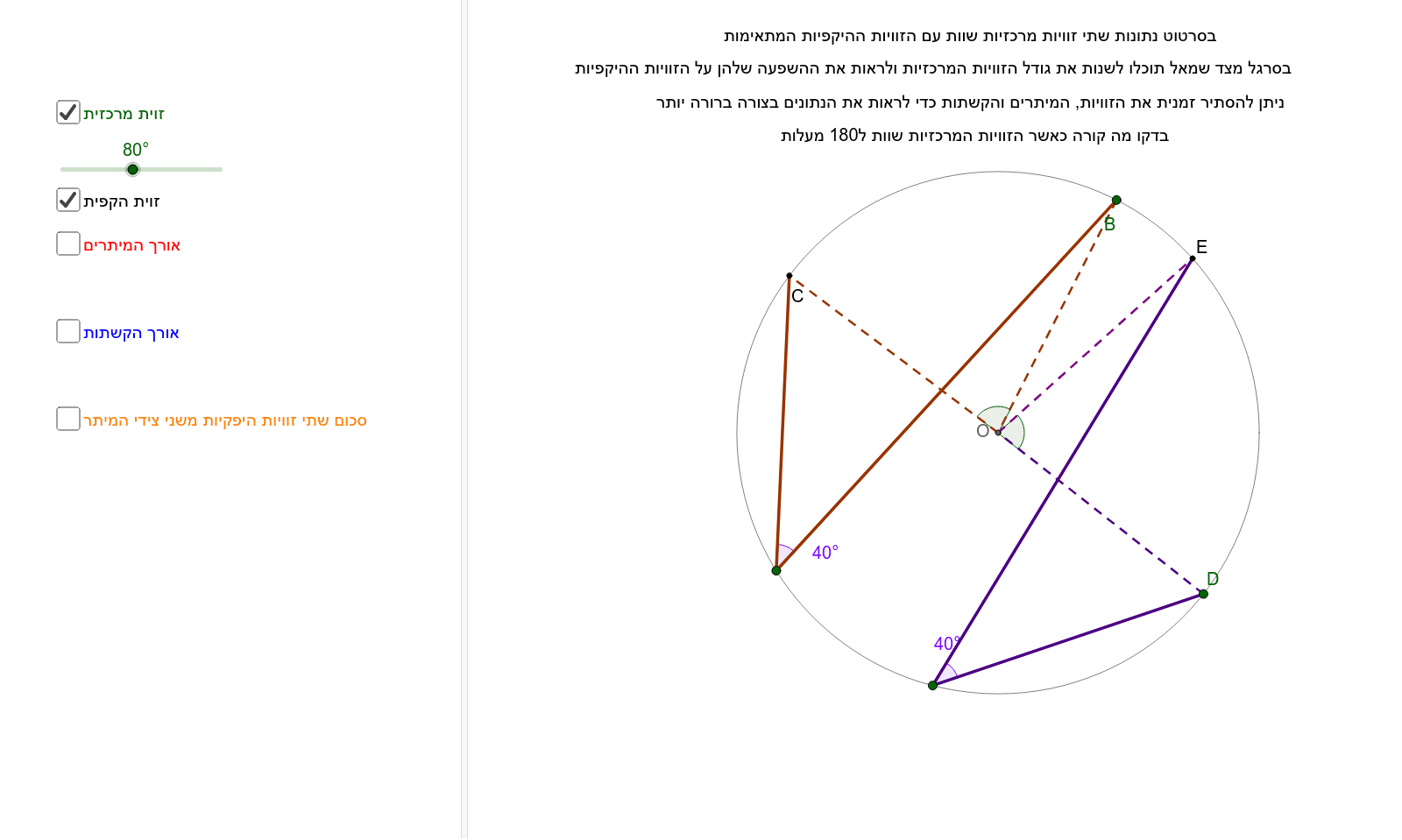 GeoGebra Applet