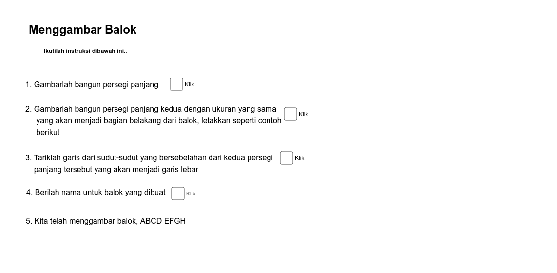 applet berikut ini adalah salah satu cara untuk menggambar balok