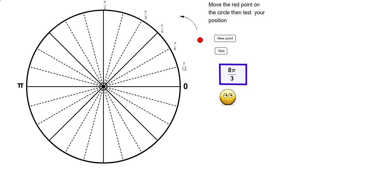 Unit Circle Beyond 2Pi (Harder) – GeoGebra