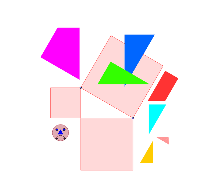 Impresionante Violeta Primitivo Tangram del teorema de pitágoras – GeoGebra