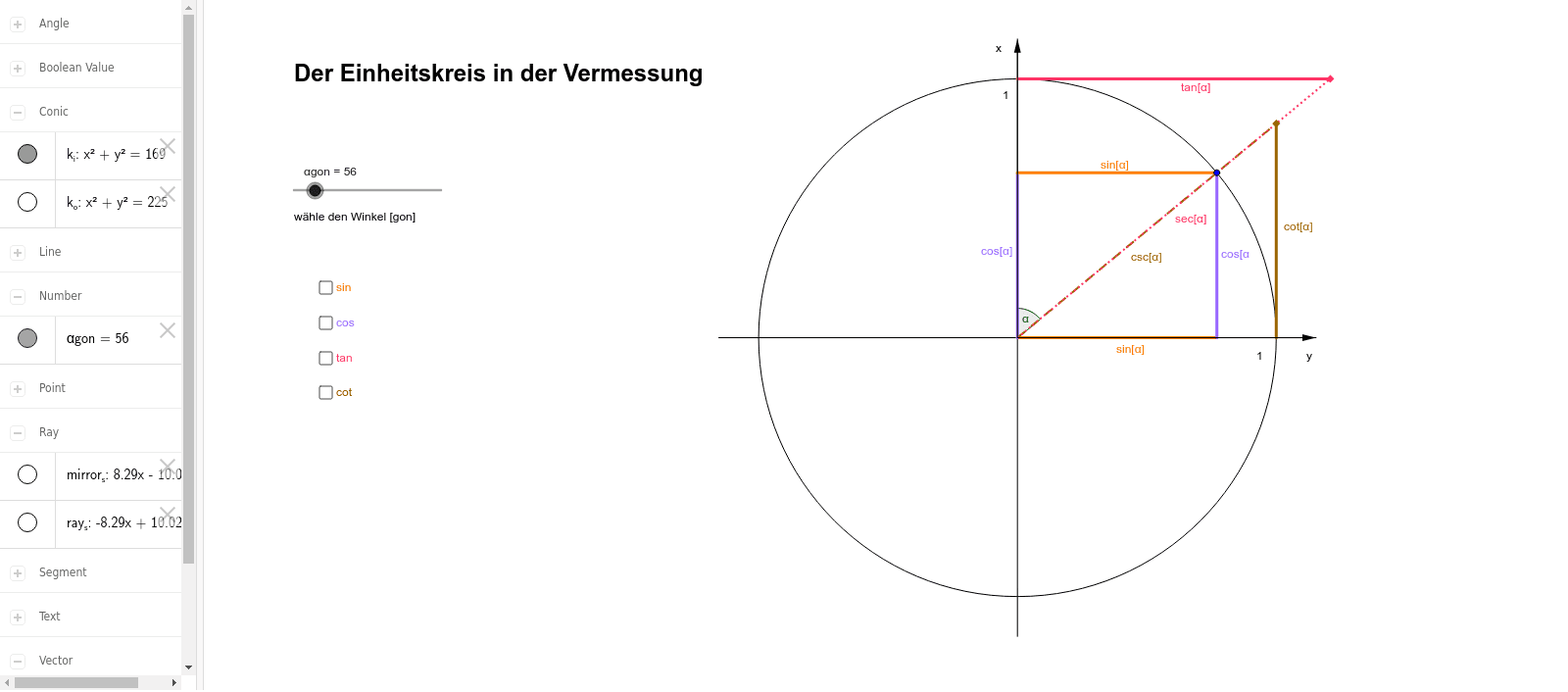 GeoGebra Applet