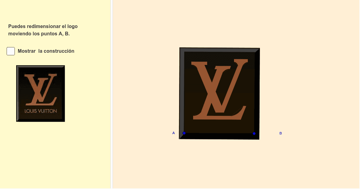 erotisk Bore Plys dukke Logo Louis Vuitton – GeoGebra