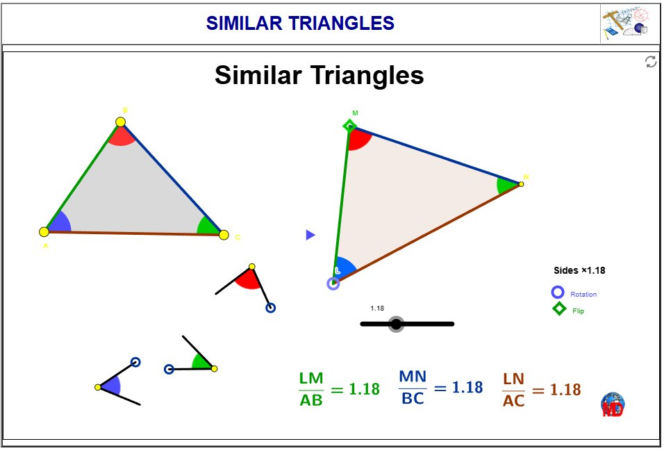 http://dmentrard.free.fr/GEOGEBRA/Maths/Export5/SimilartriangMD.html