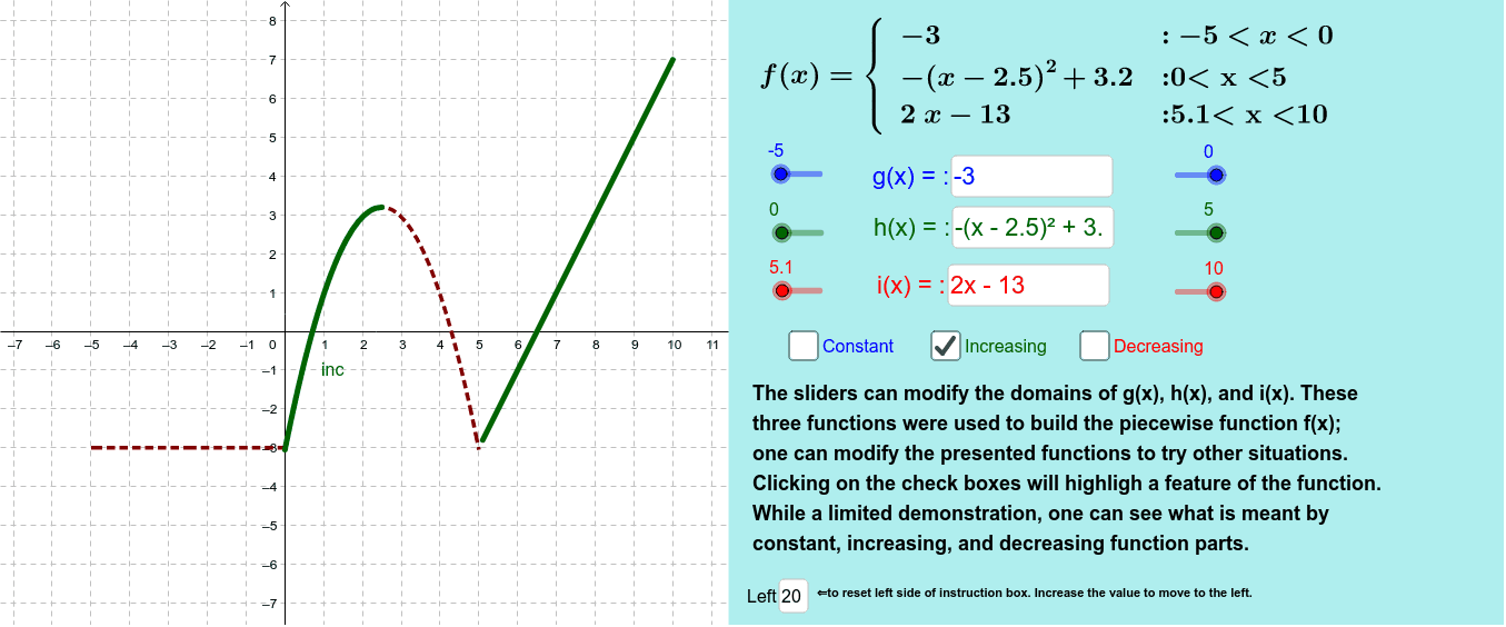GeoGebra Applet