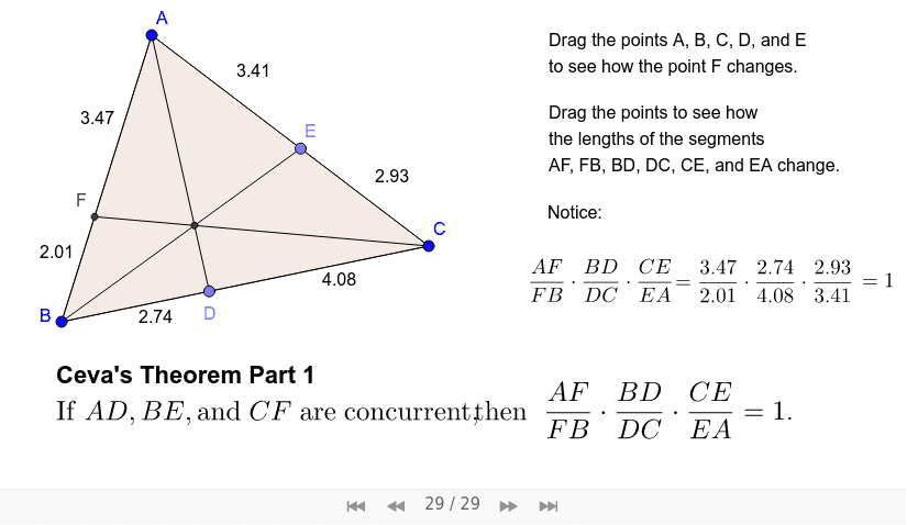 Ceva's Theorem Part 1