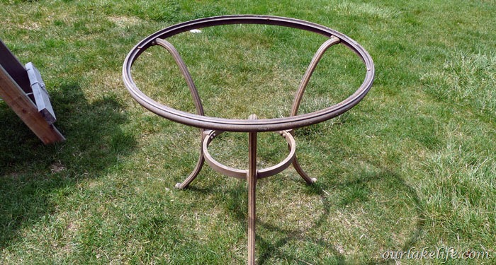 Broken Patio Table