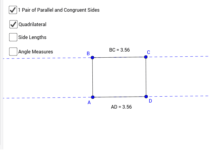 Figure #6: Parallelogram with Opposite sides Congruent