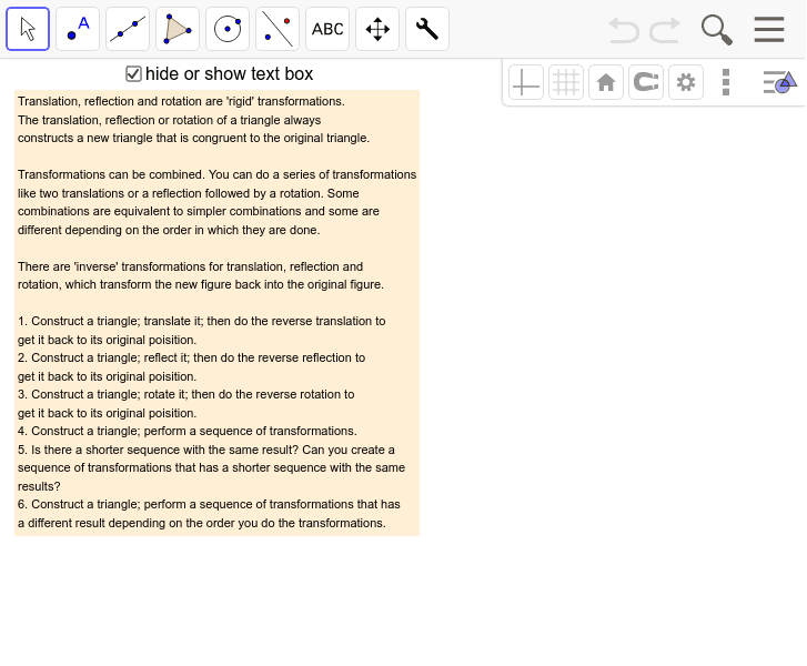 GeoGebra Applet