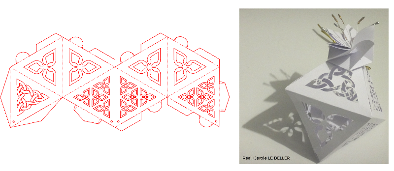 Illustration de l'objet assemblé