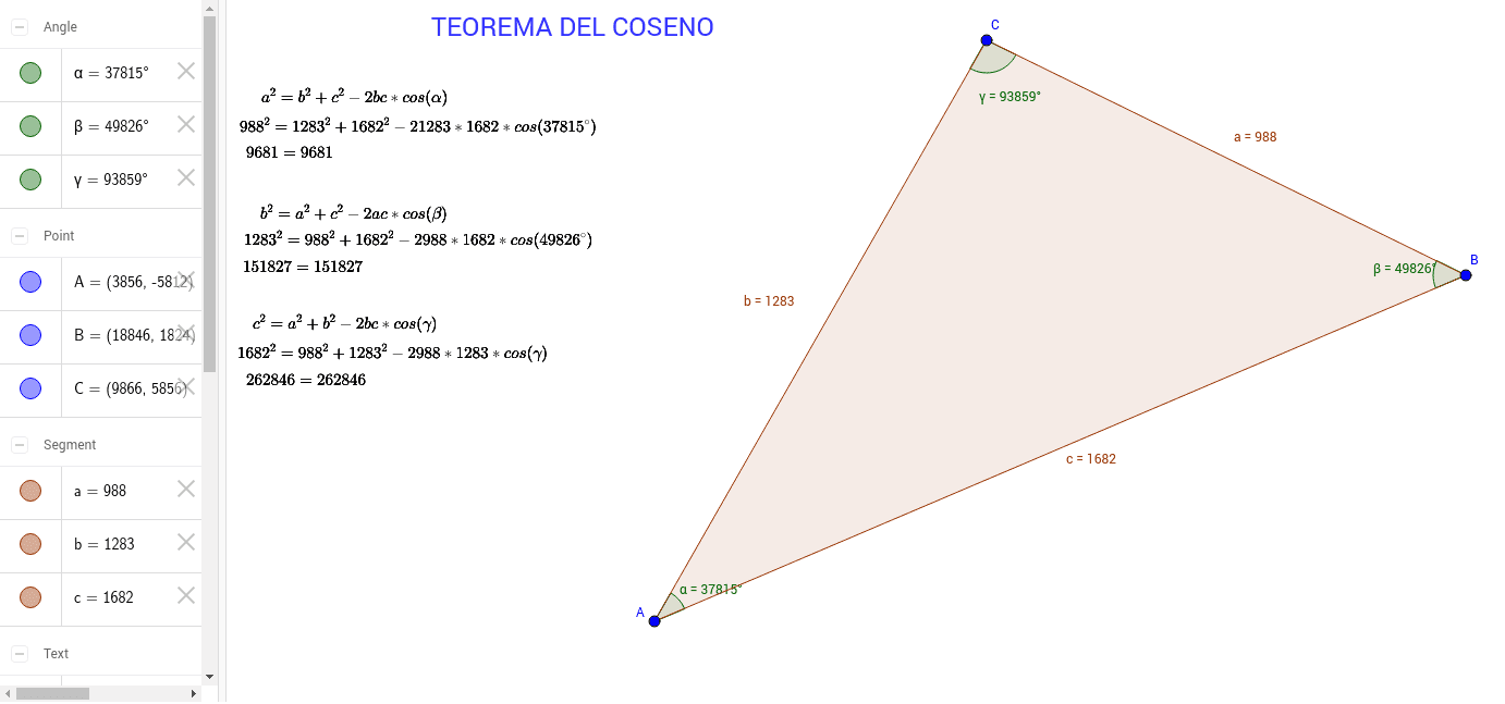 GeoGebra Applet