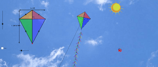 Площа дельтоїда – GeoGebra