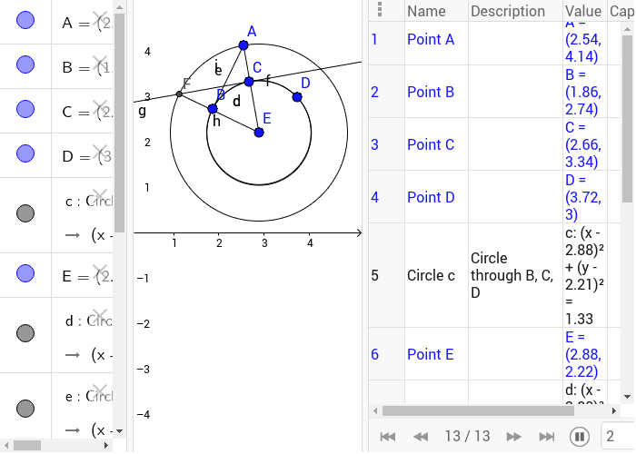 GeoGebra Applet