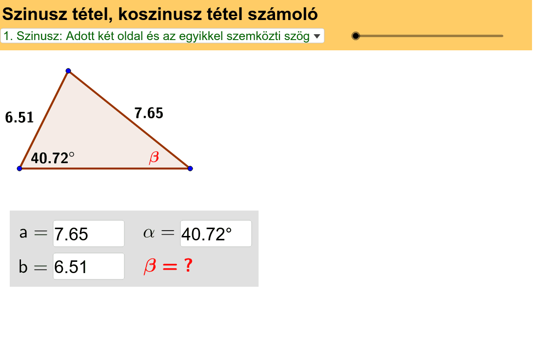 Sinus tétel