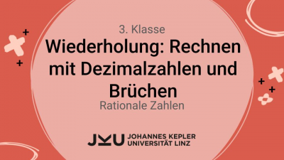 Wiederholung: Rechnen mit Dezimalzahlen und Brüchen