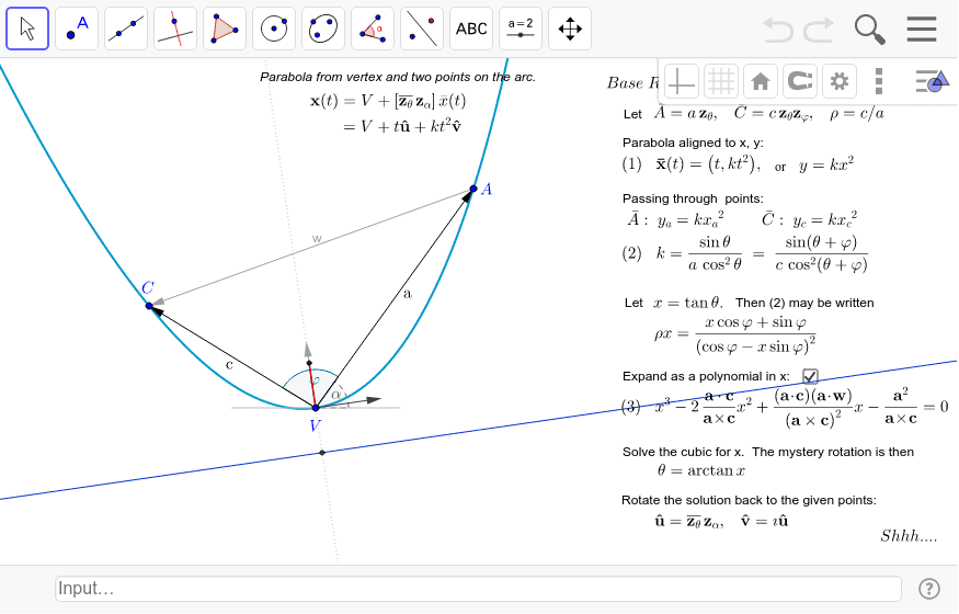 GeoGebra Applet