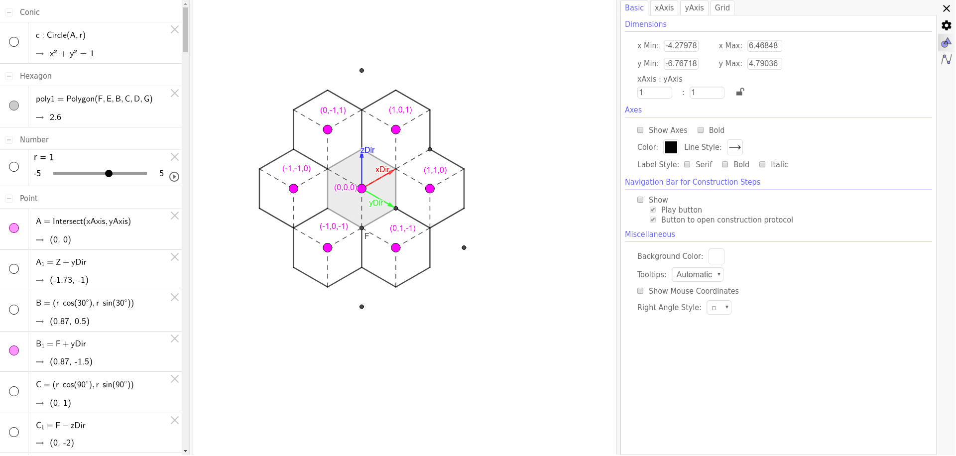GeoGebra Applet