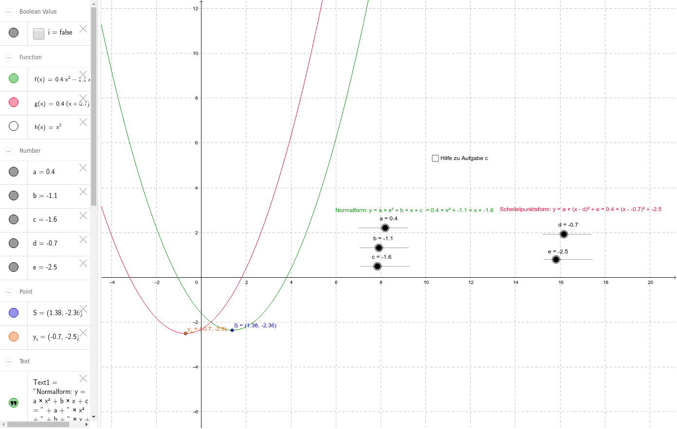 GeoGebra Applet