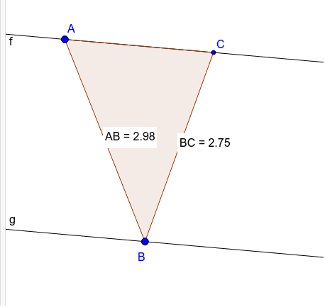 Move Vertex B, is the angle measurement an invariant?