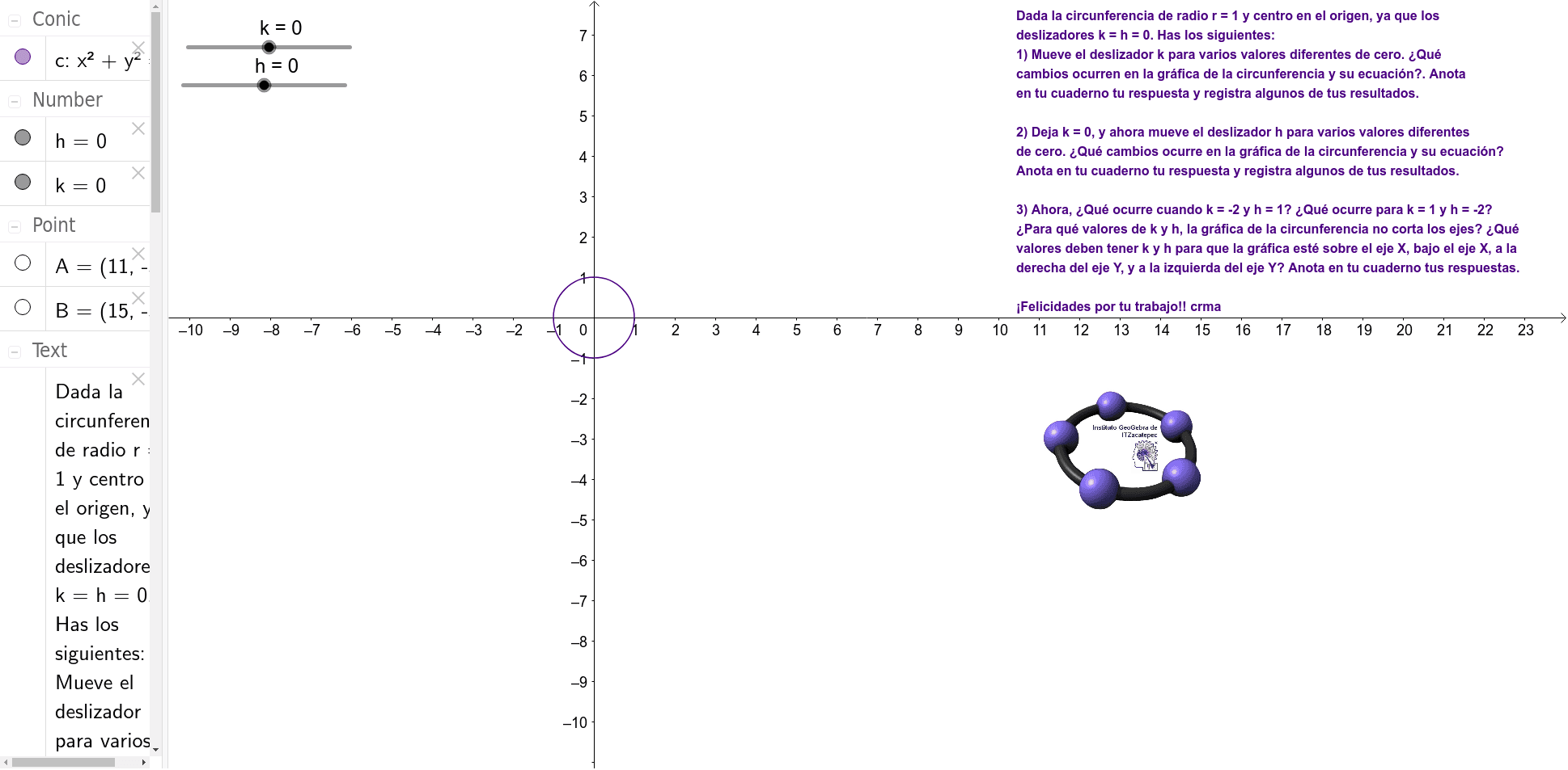 GeoGebra Applet