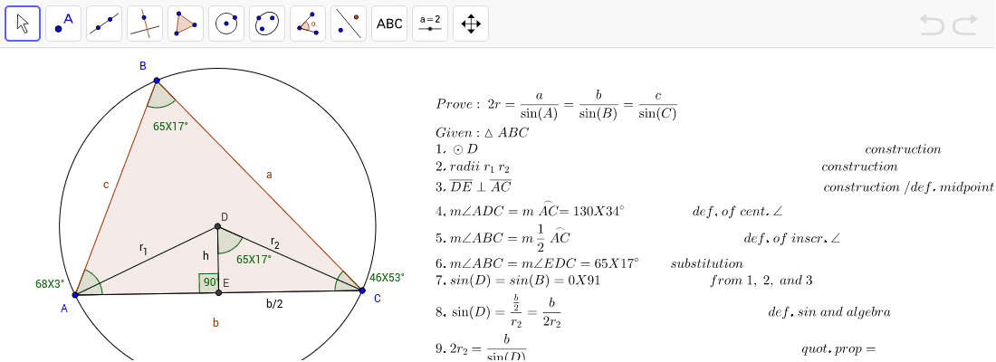 GeoGebra Applet