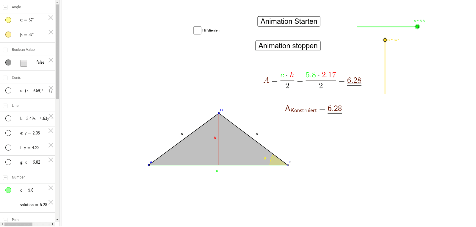 GeoGebra Applet
