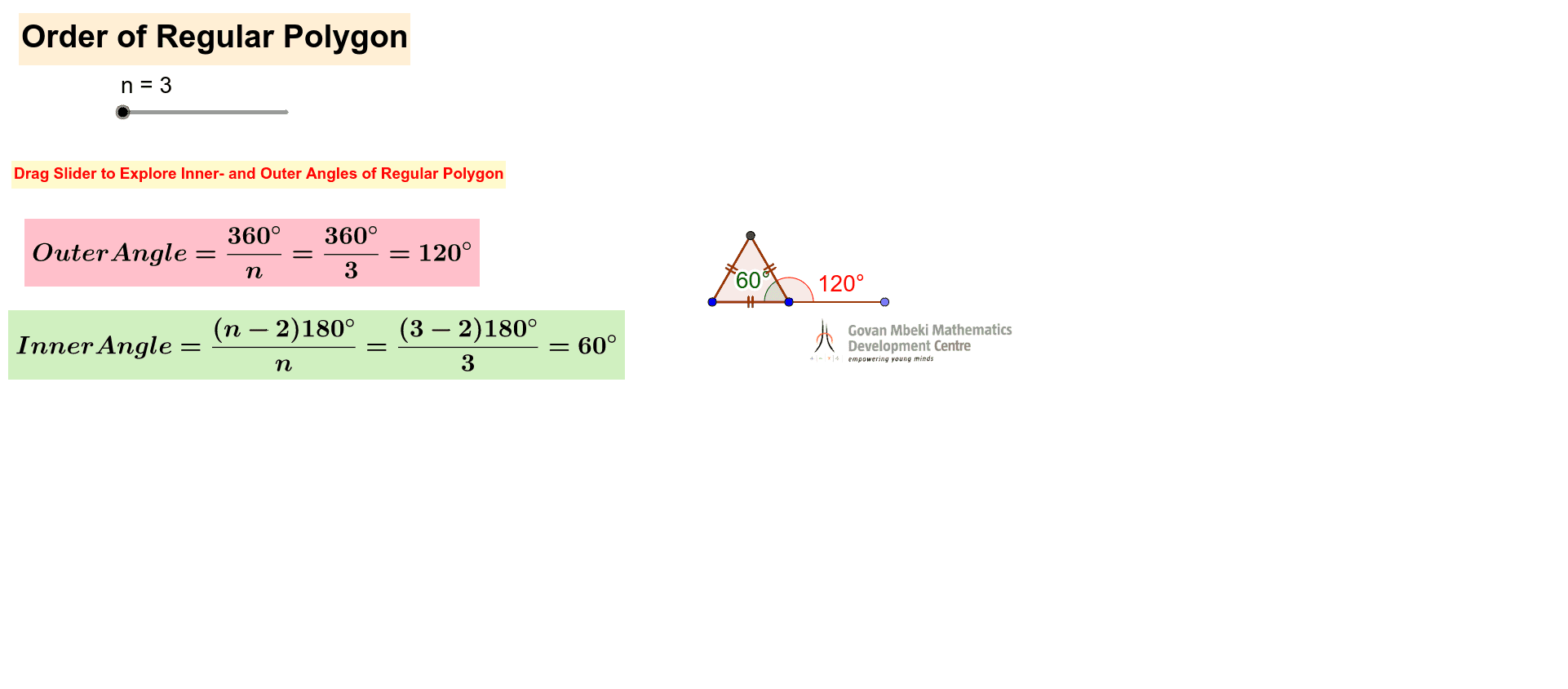 GeoGebra Applet