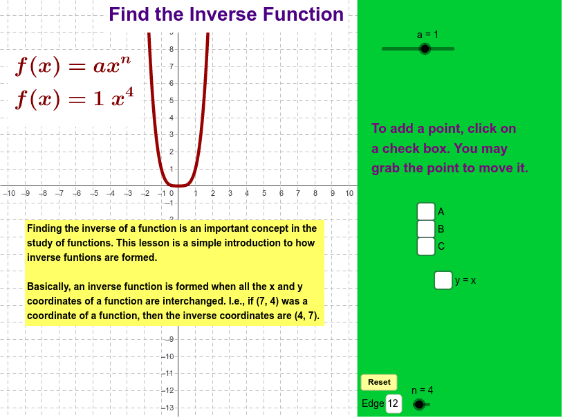 GeoGebra Applet
