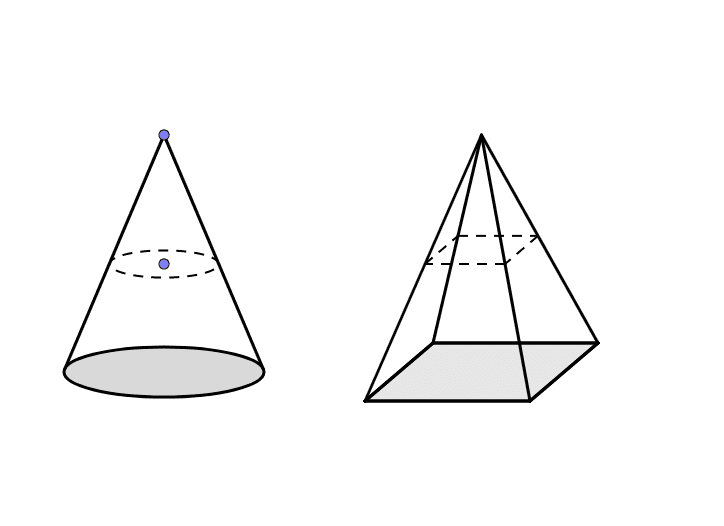 Dynamic Cone and Pyramid GeoGebra