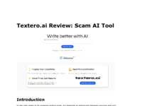 Textero.ai Review_ Scam AI Tool.pdf