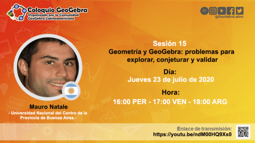 ¡Evento en vivo sobre Geometría y GeoGebra!