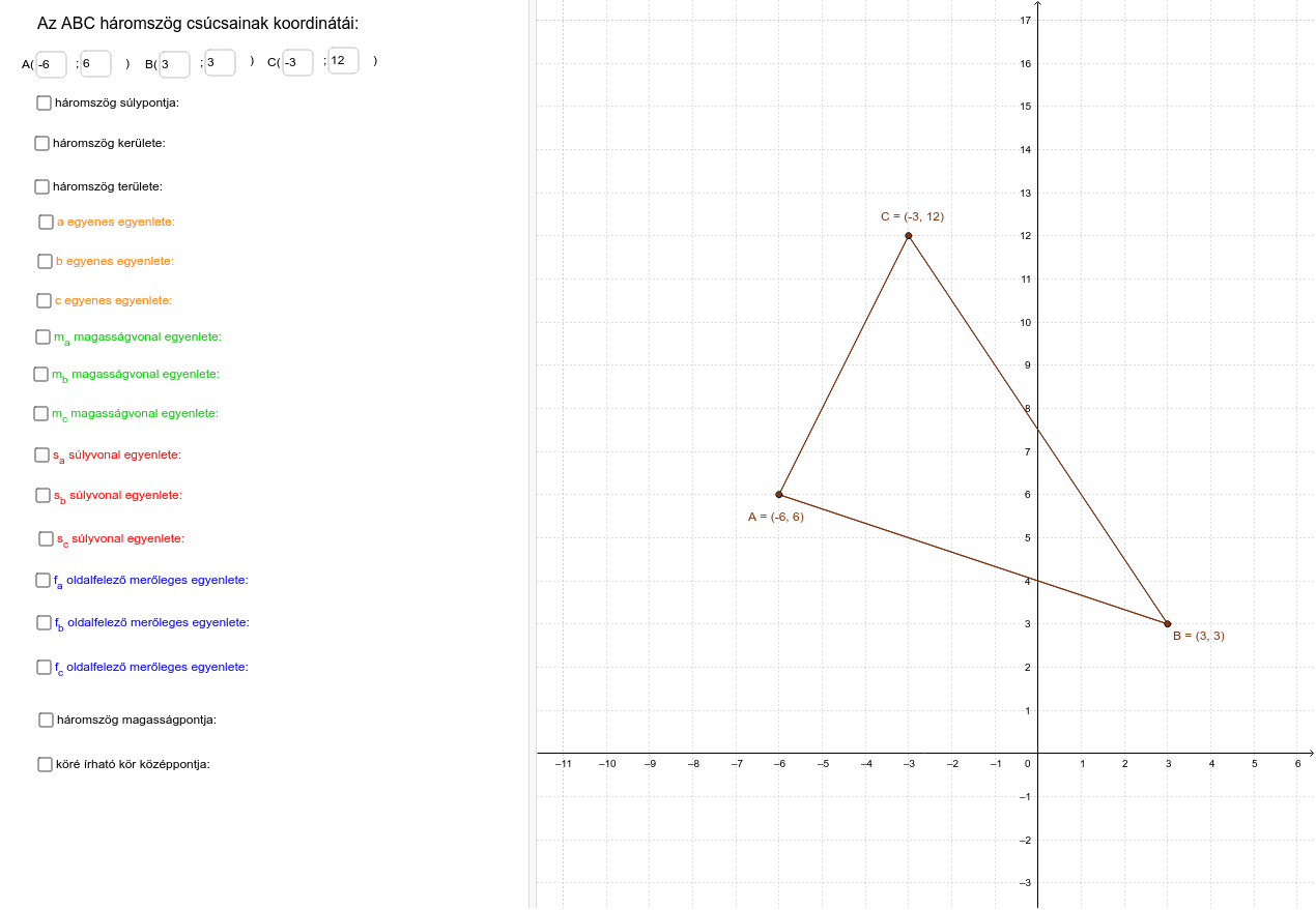 GeoGebra Applet