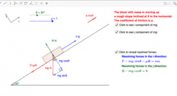 GeoGebra Apps for A-Level Mechanics including FM