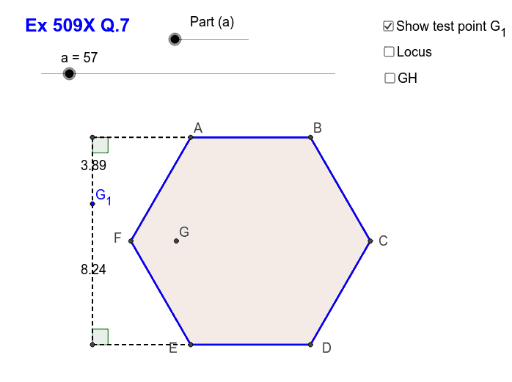 Ex 509X Q.7 – GeoGebra