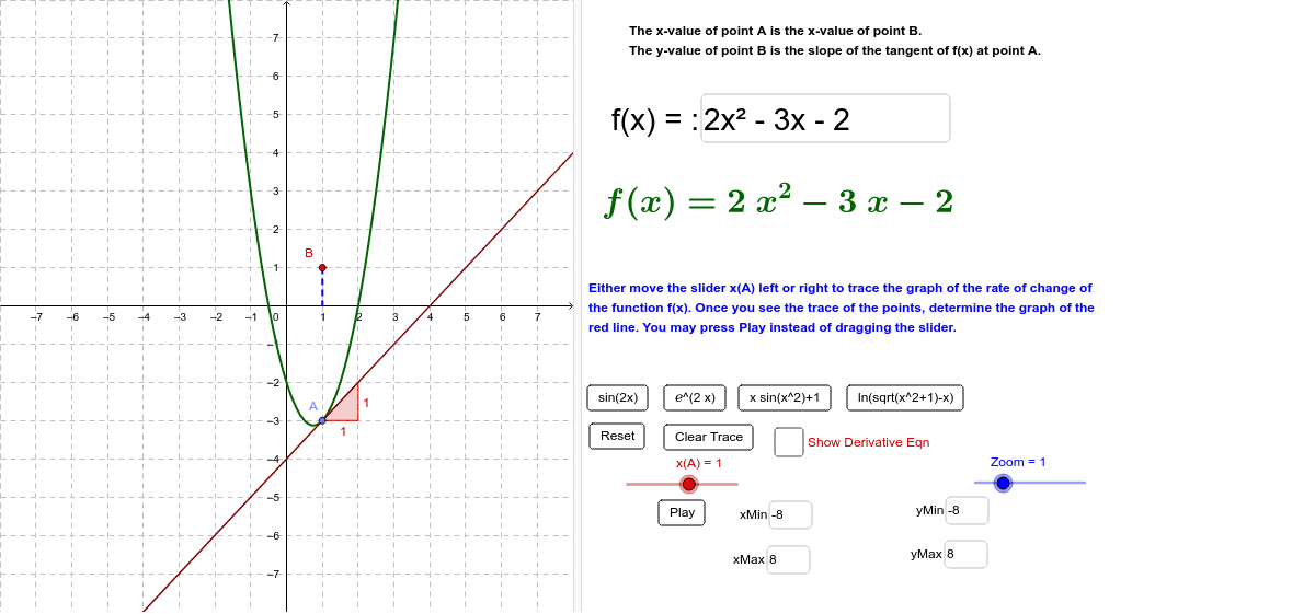 GeoGebra Applet