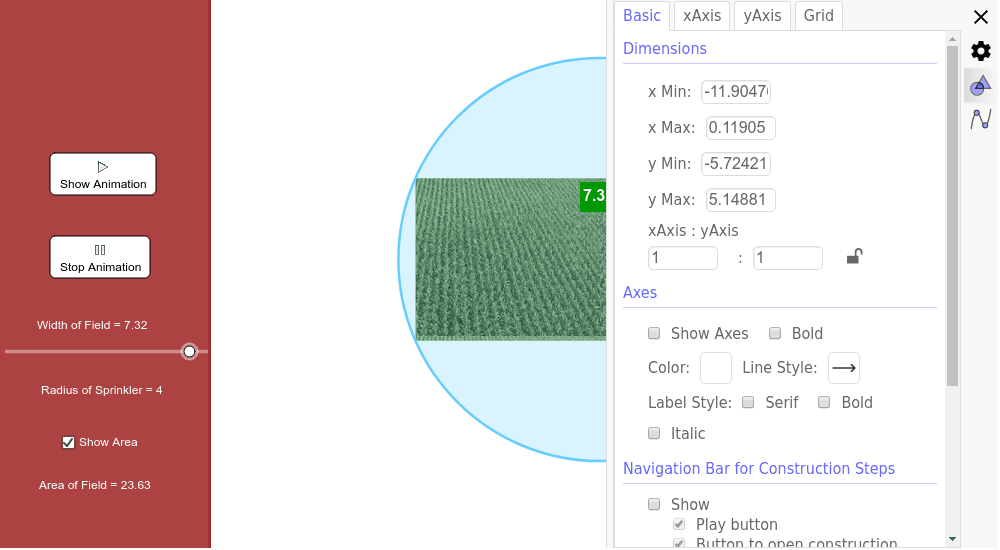 GeoGebra Applet