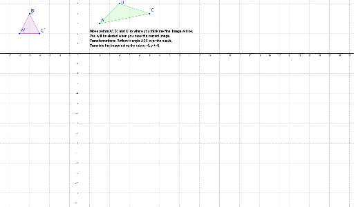 Sequence of Transformations 1 – GeoGebra