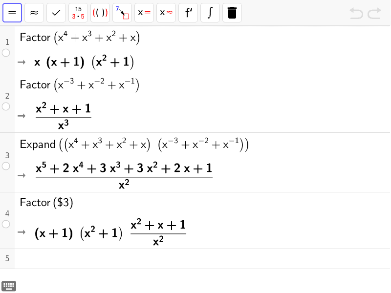 GeoGebra Applet