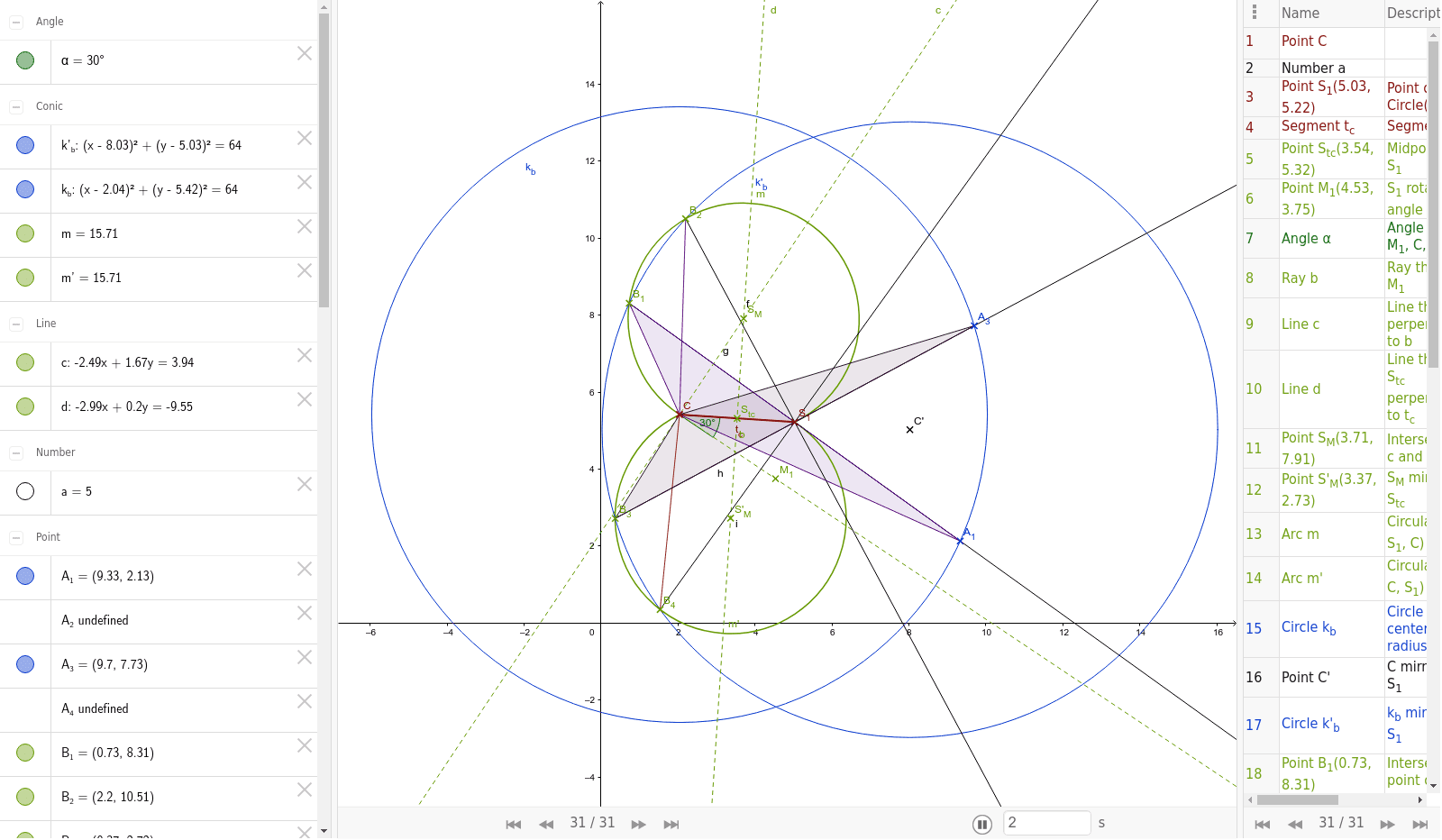 GeoGebra Applet