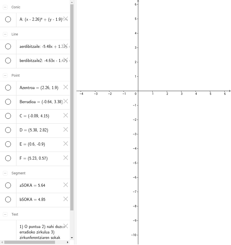 GeoGebra Applet